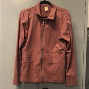 Lucy athletic jacket-New WO tags.Mauve solid/soft.